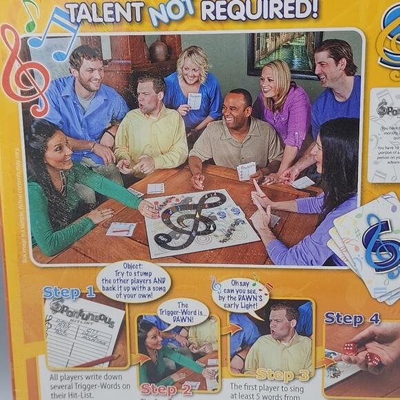 Spontuneous The Song Game - Yellow Brand New Factory Sealed 4-10 Players - Picture 4 of 11